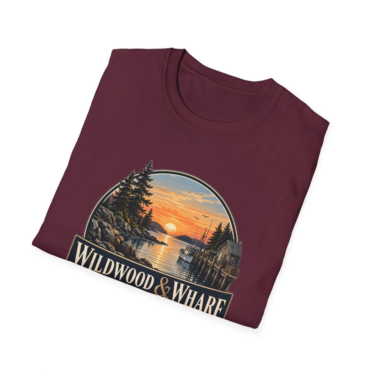 Wildwood & Wharf Harbor Sunset Tee