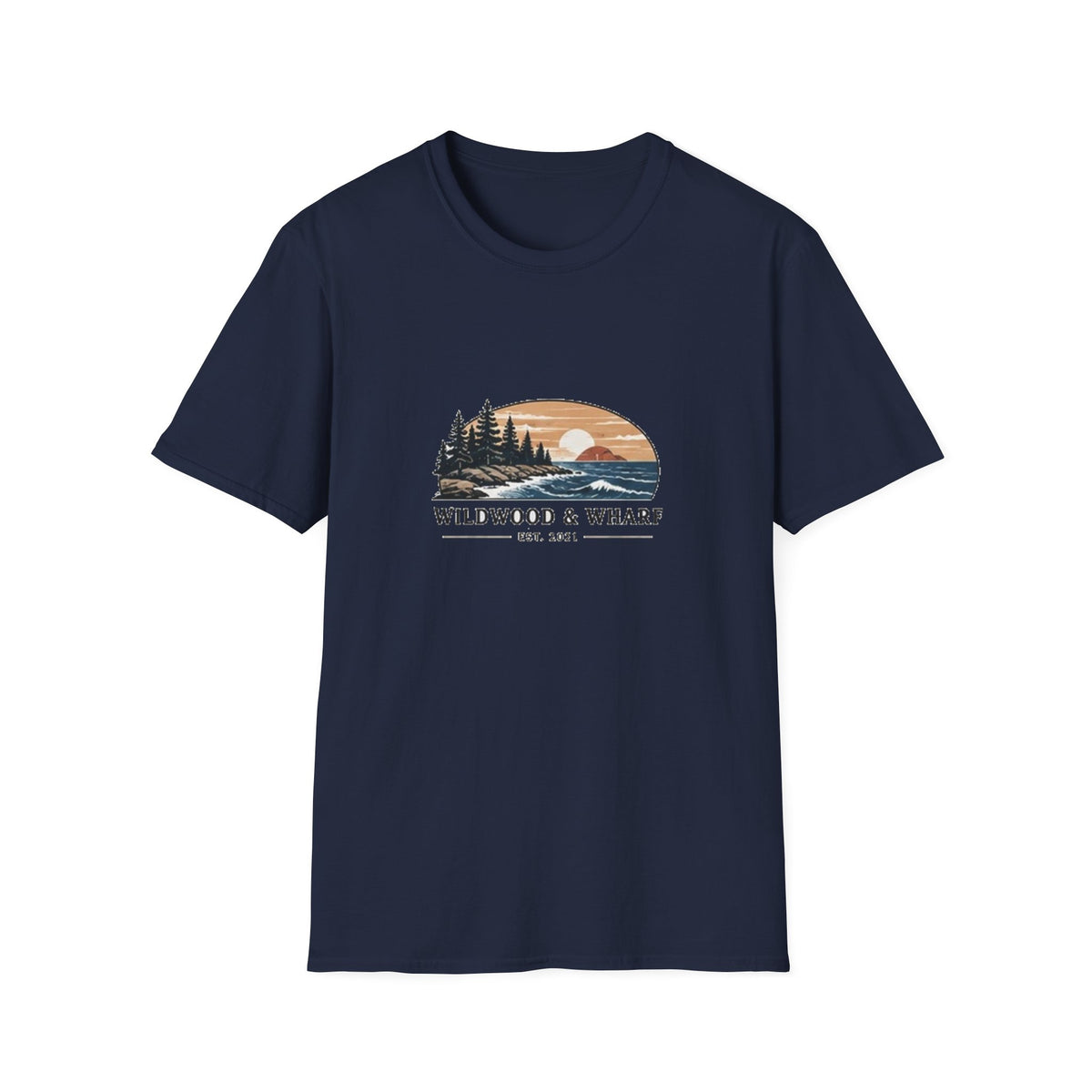 Wildwood & Wharf Coastal Sunset Tee