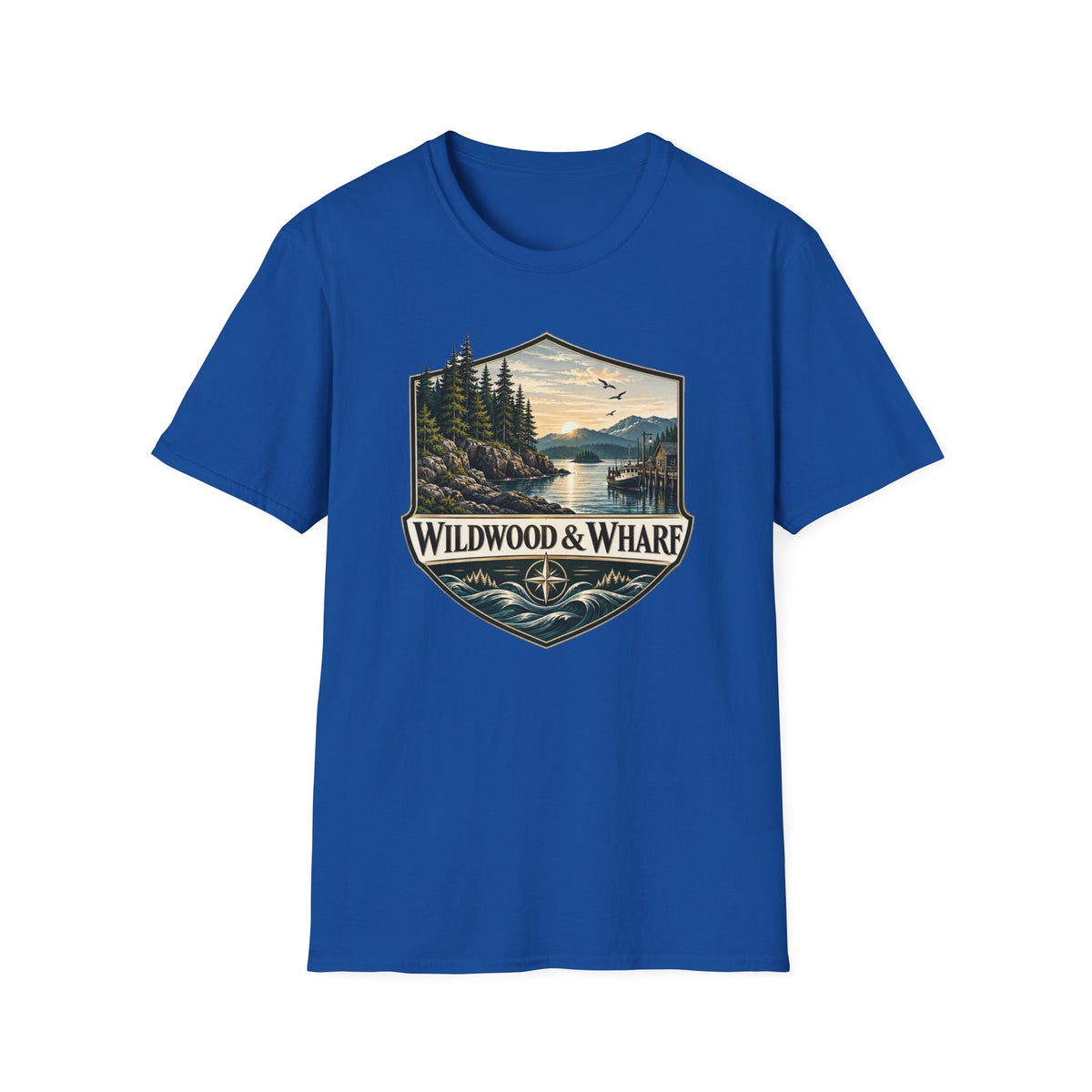 Wildwood & Wharf Harbor Shield Tee