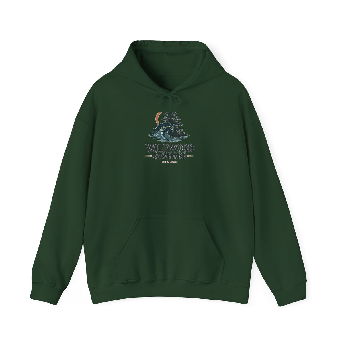 Wildwood & Wharf Pine Wave Hoodie