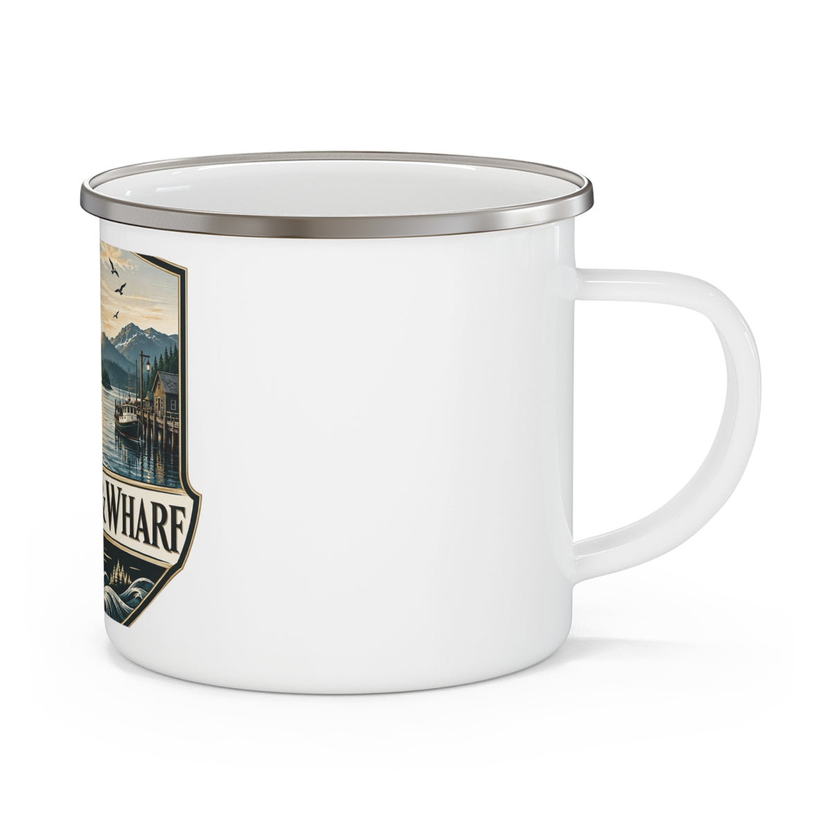 Wildwood & Wharf Harbor Shield Camp Mug
