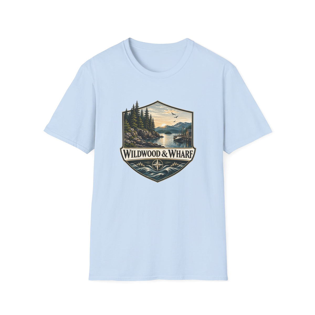 Wildwood & Wharf Harbor Shield Tee