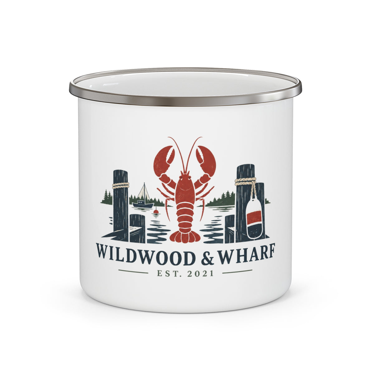 Wildwood & Wharf Lobster Mug