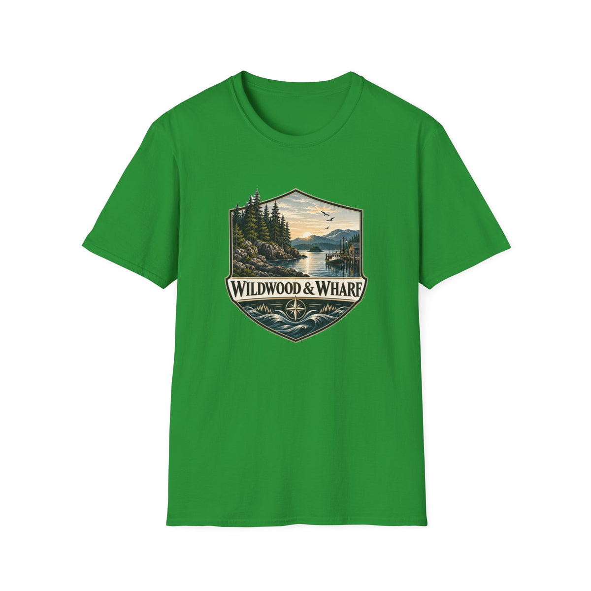 Wildwood & Wharf Harbor Shield Tee