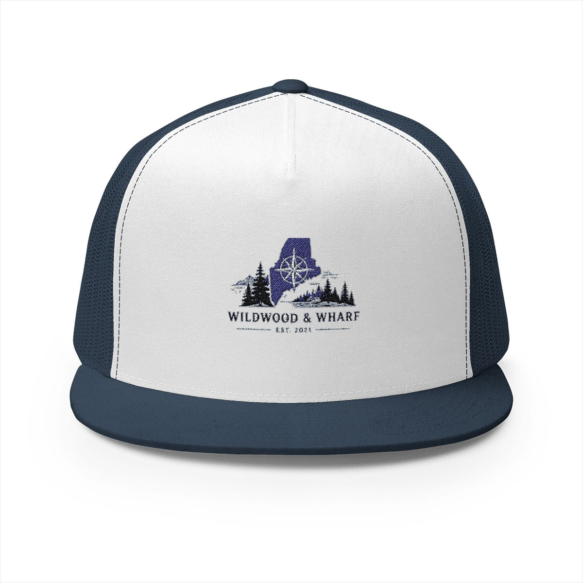 Wildwood & Wharf Maine Compass Hat