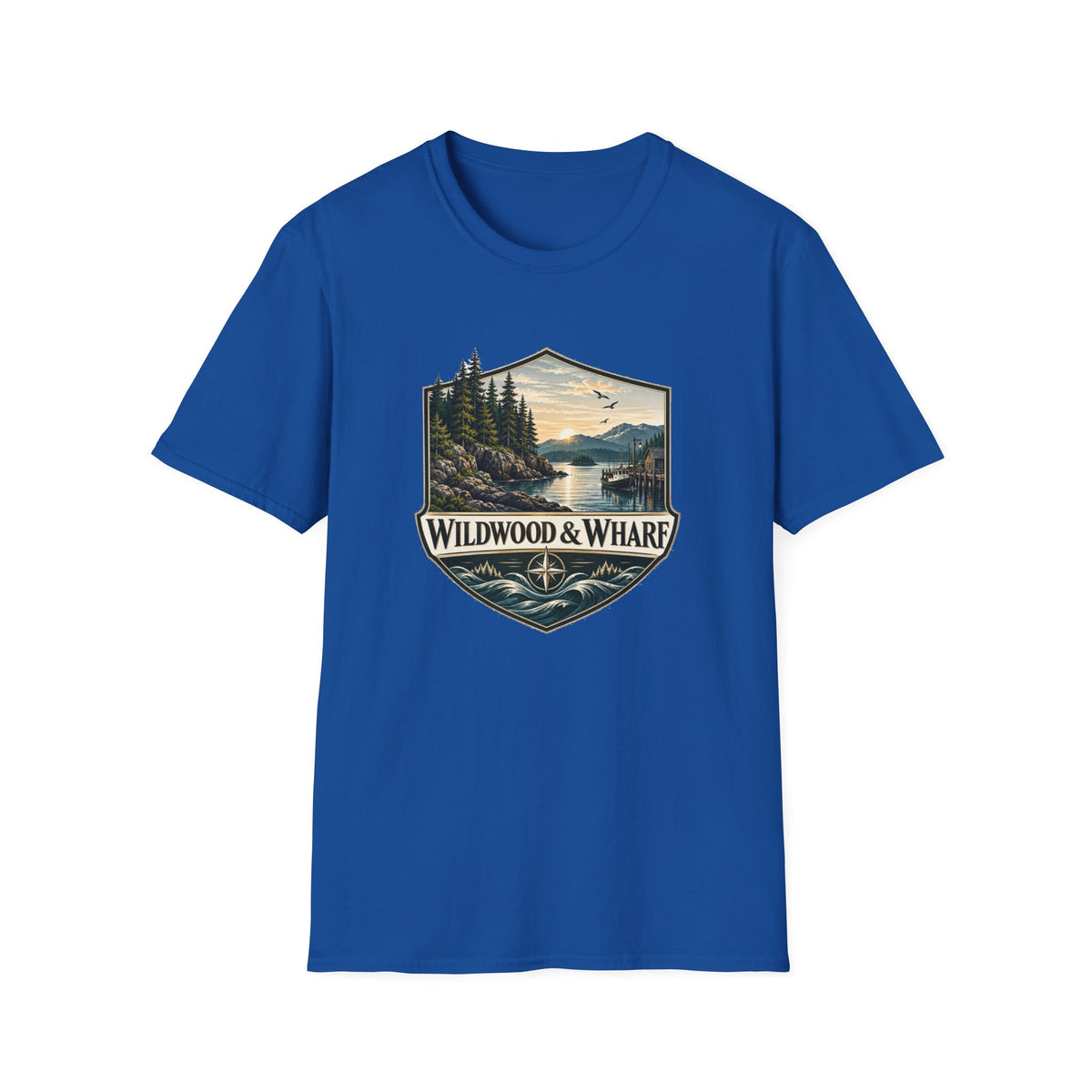 Wildwood & Wharf Harbor Shield Tee