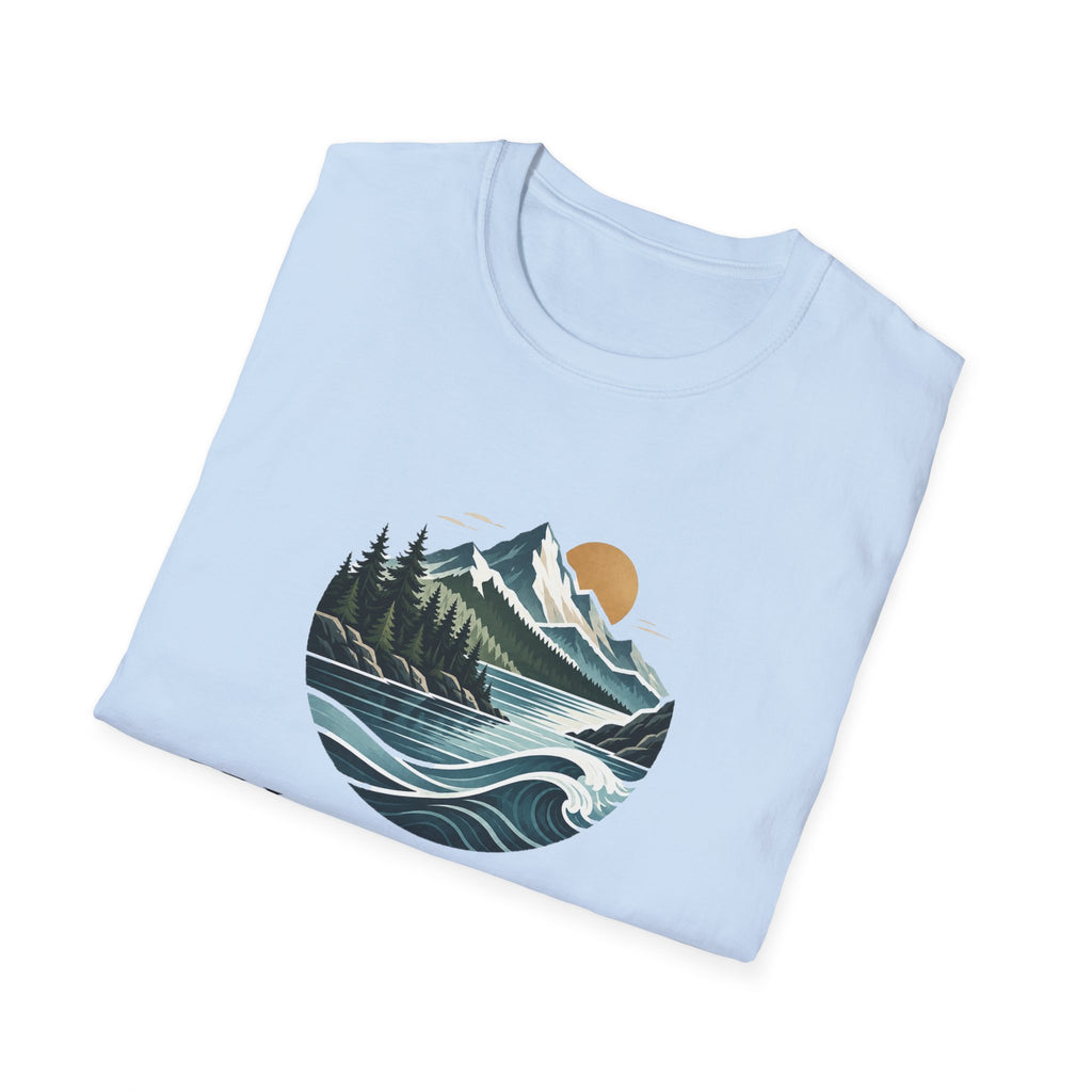 Wildwood & Wharf Mountain Lake Wave Tee