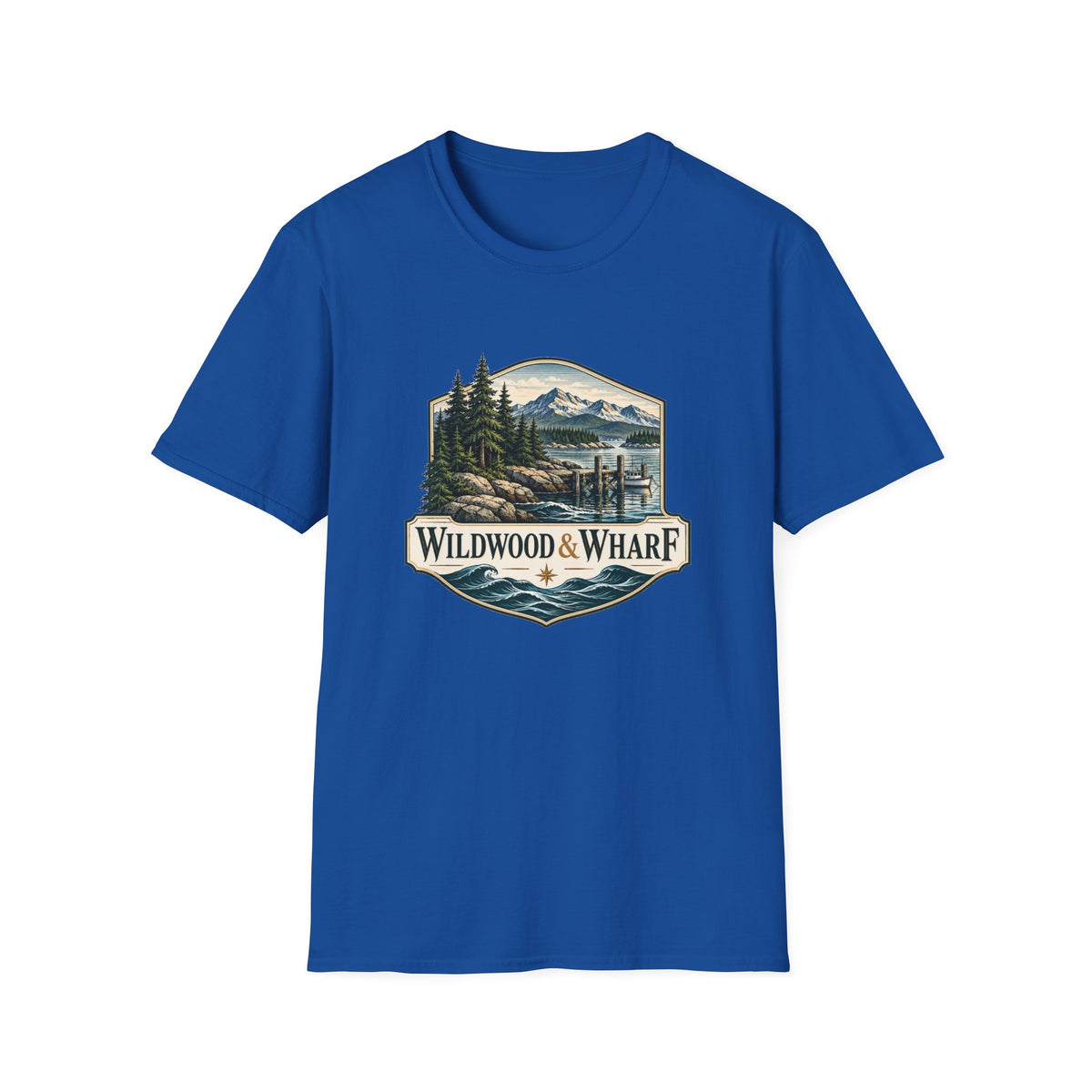 Wildwood & Wharf Harbor Badge Tee