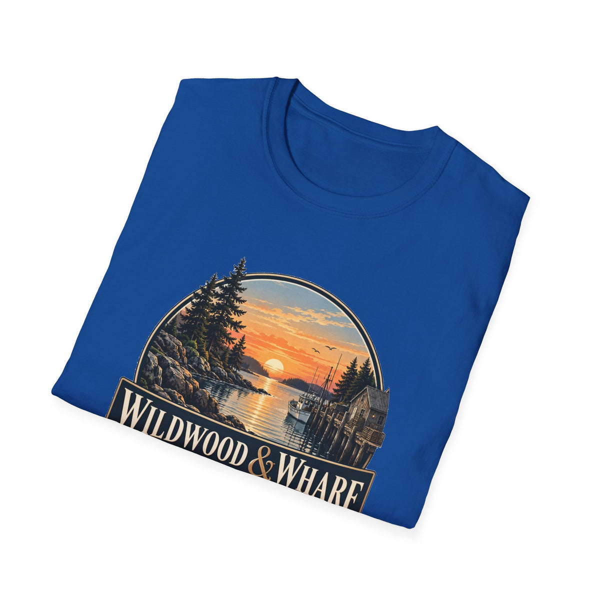 Wildwood & Wharf Harbor Sunset Tee
