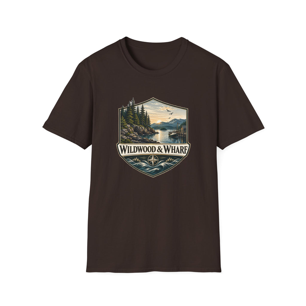 Wildwood & Wharf Harbor Shield Tee