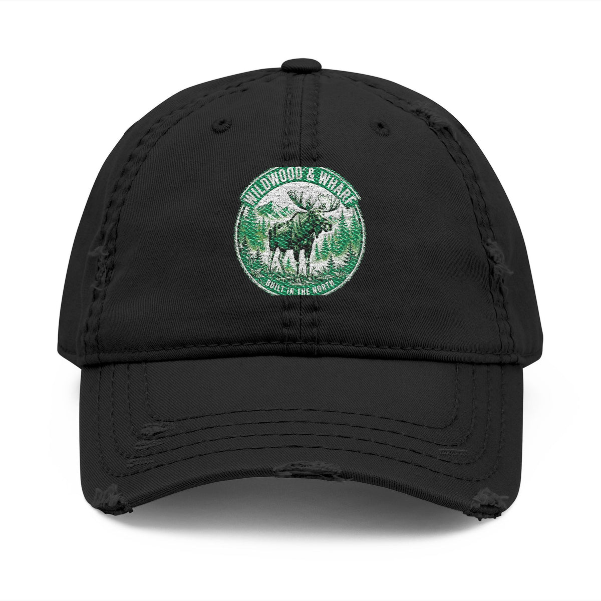 Wildwood & Wharf Moose Badge Dad Hat