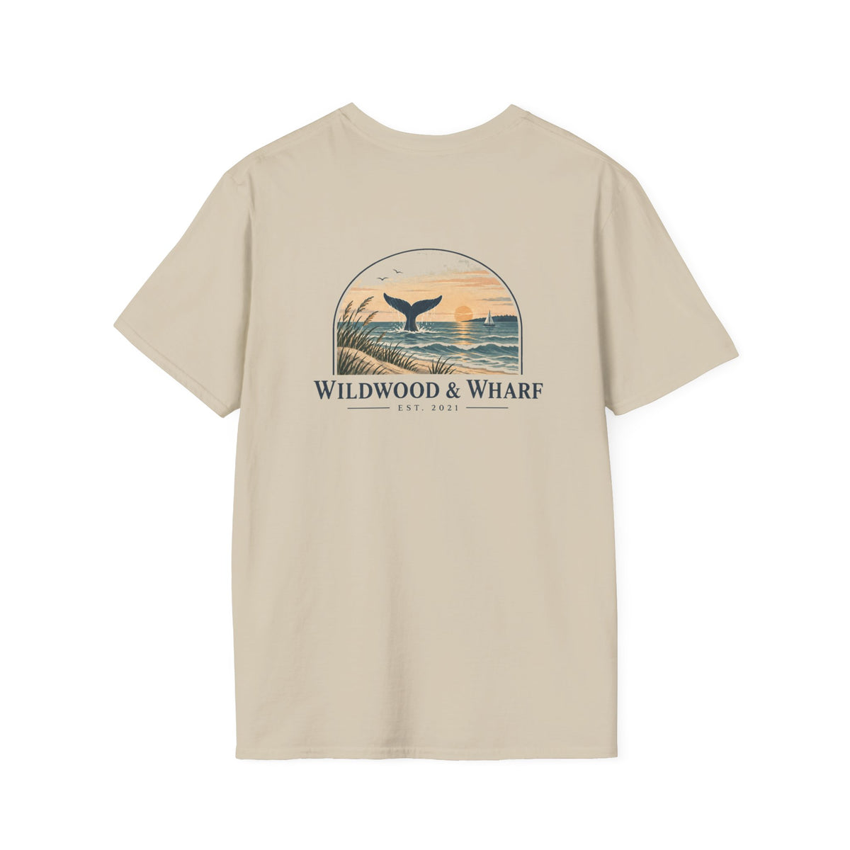 Wildwood & Wharf Whale Tail Tee