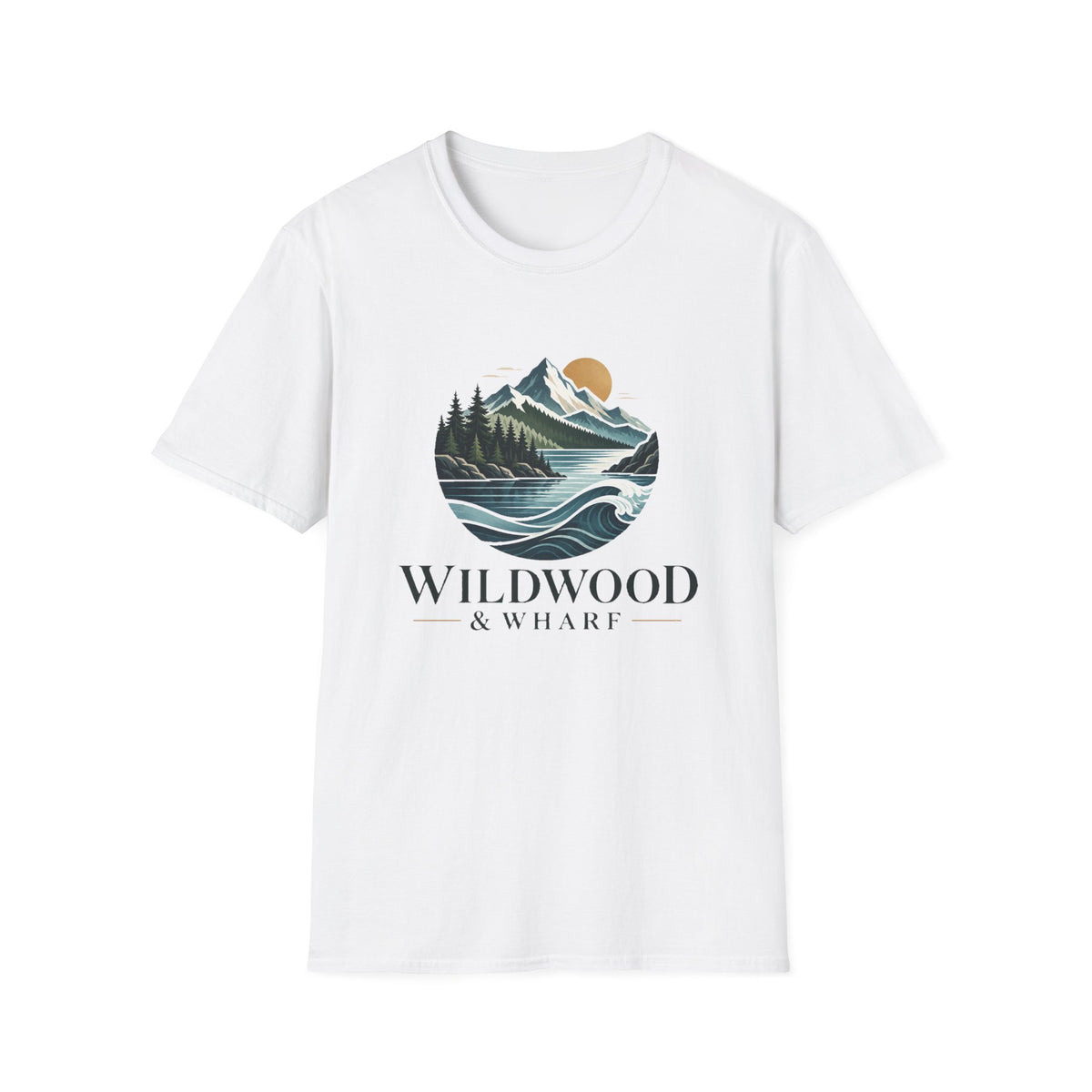 Wildwood & Wharf Mountain Lake Wave Tee