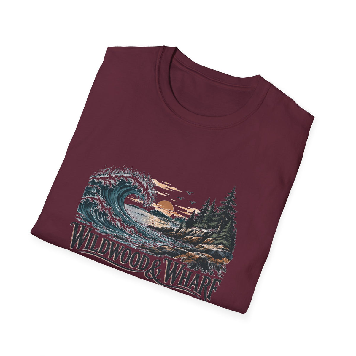 Wildwood & Wharf Tide Wave Tee