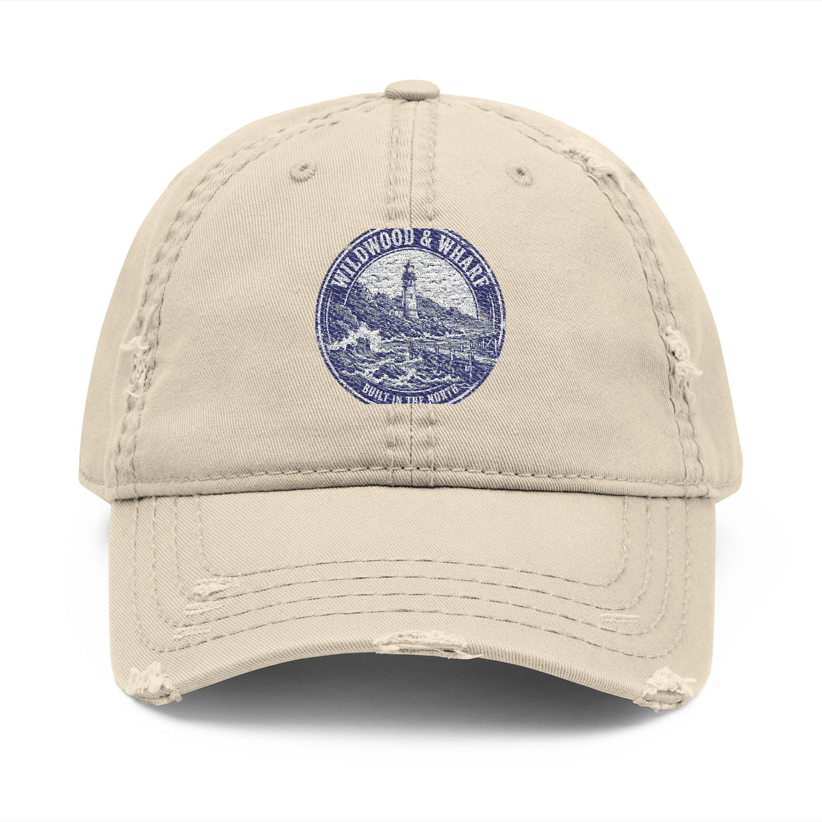 Wildwood & Wharf Lighthouse Badge Dad Hat
