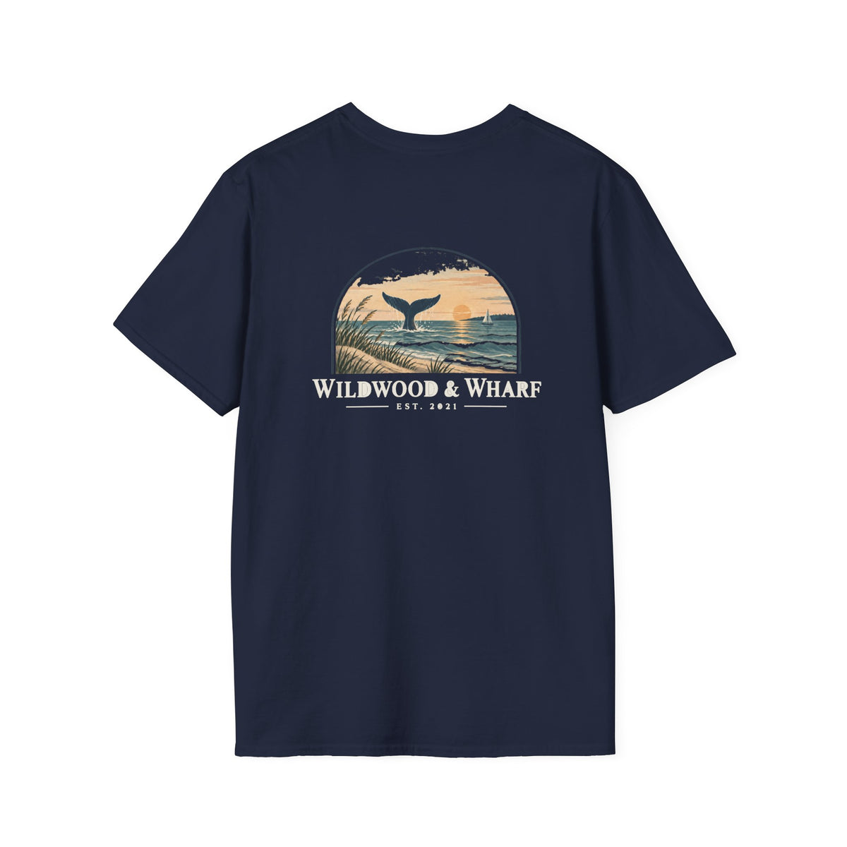 Wildwood & Wharf Whale Tail Tee