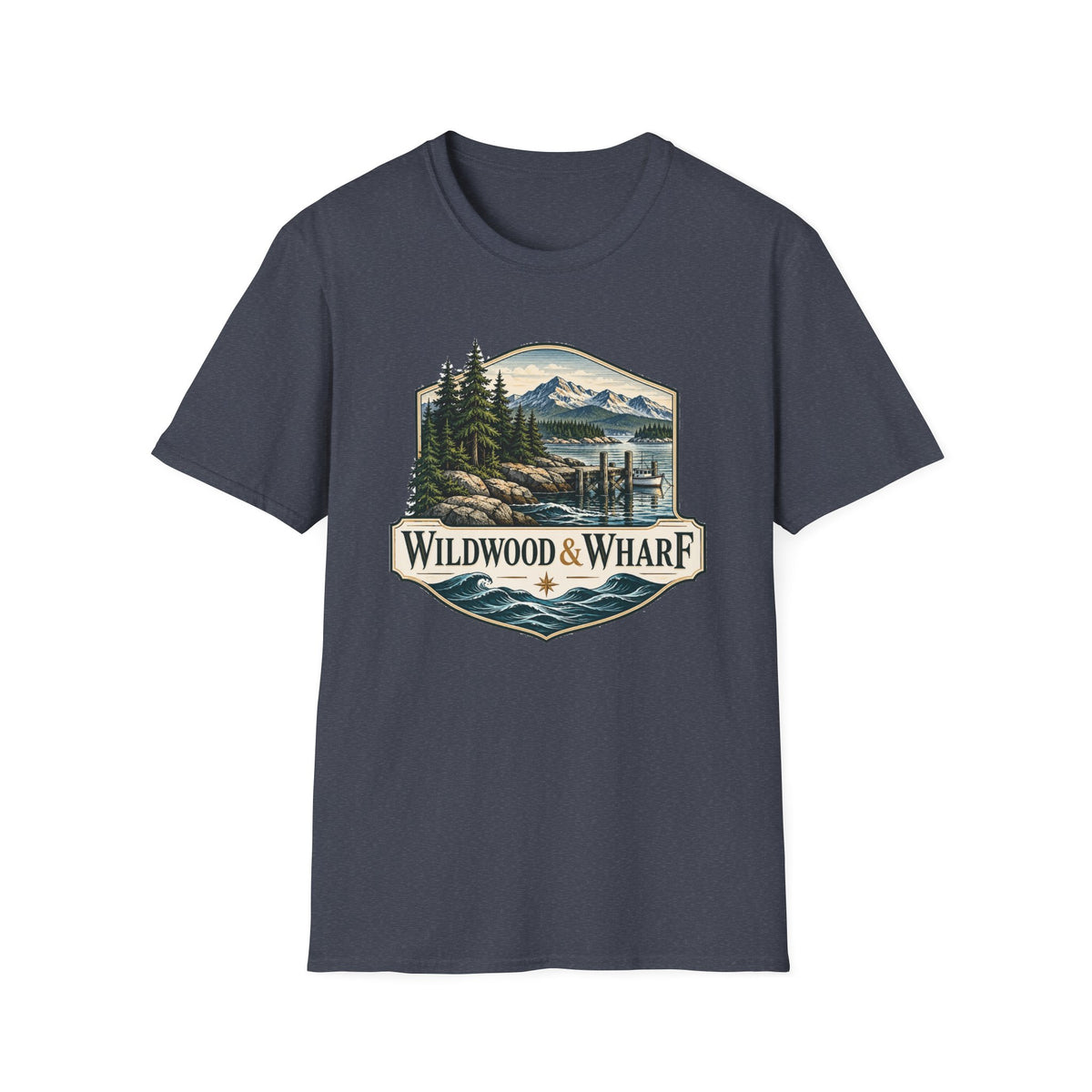 Wildwood & Wharf Mountain Dock Shield Tee