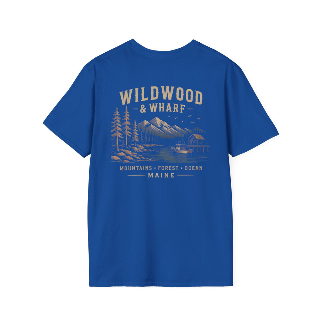 Wildwood & Wharf Logo T-Shirt — Mountains|Forest|Ocean