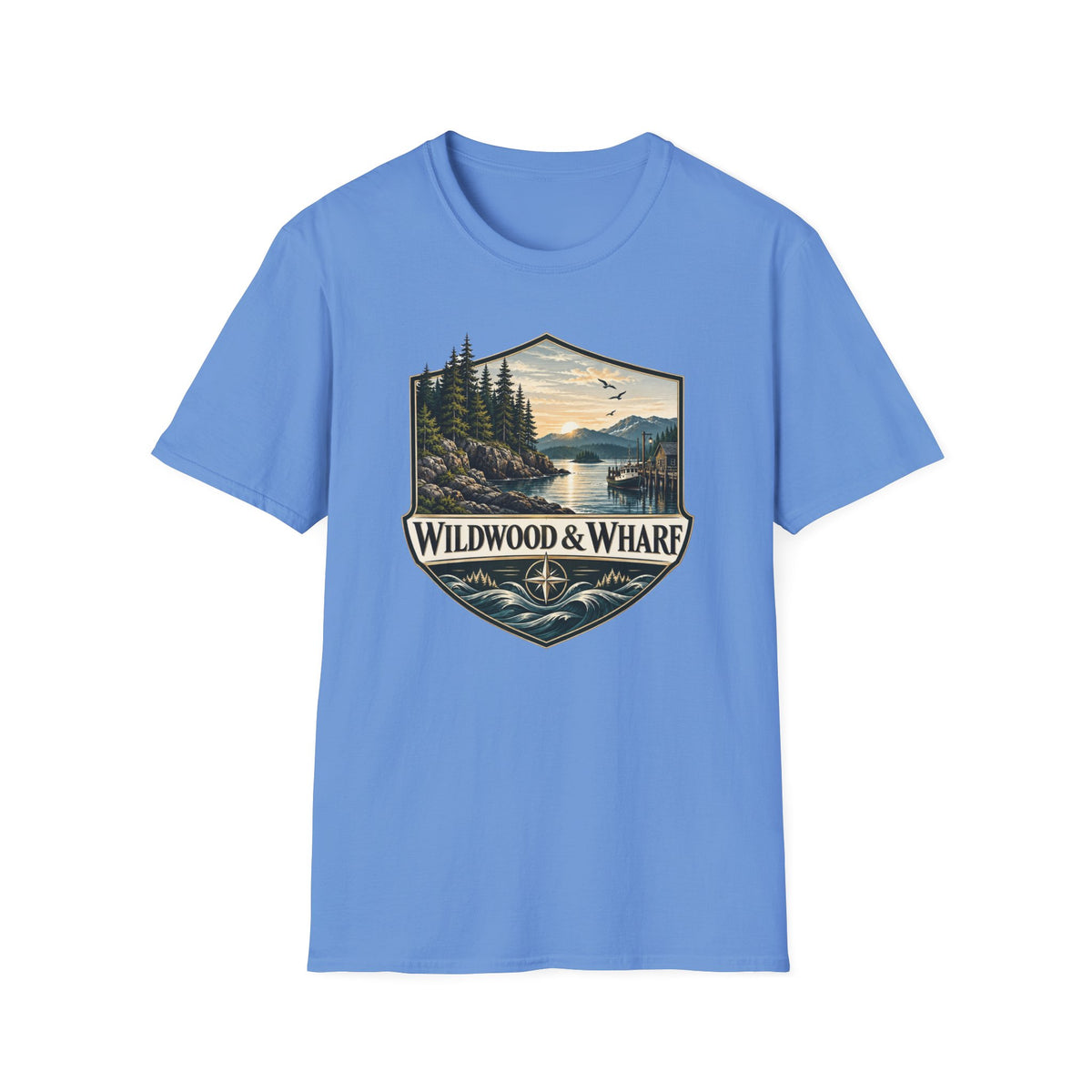 Wildwood & Wharf Harbor Shield Tee