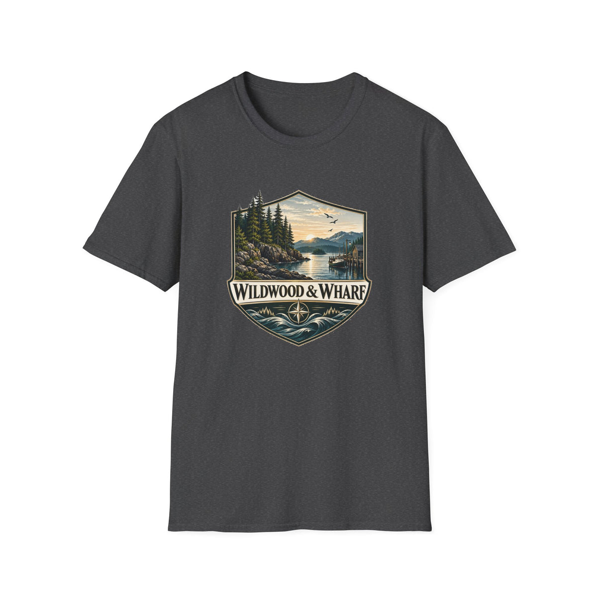 Wildwood & Wharf Harbor Shield Tee