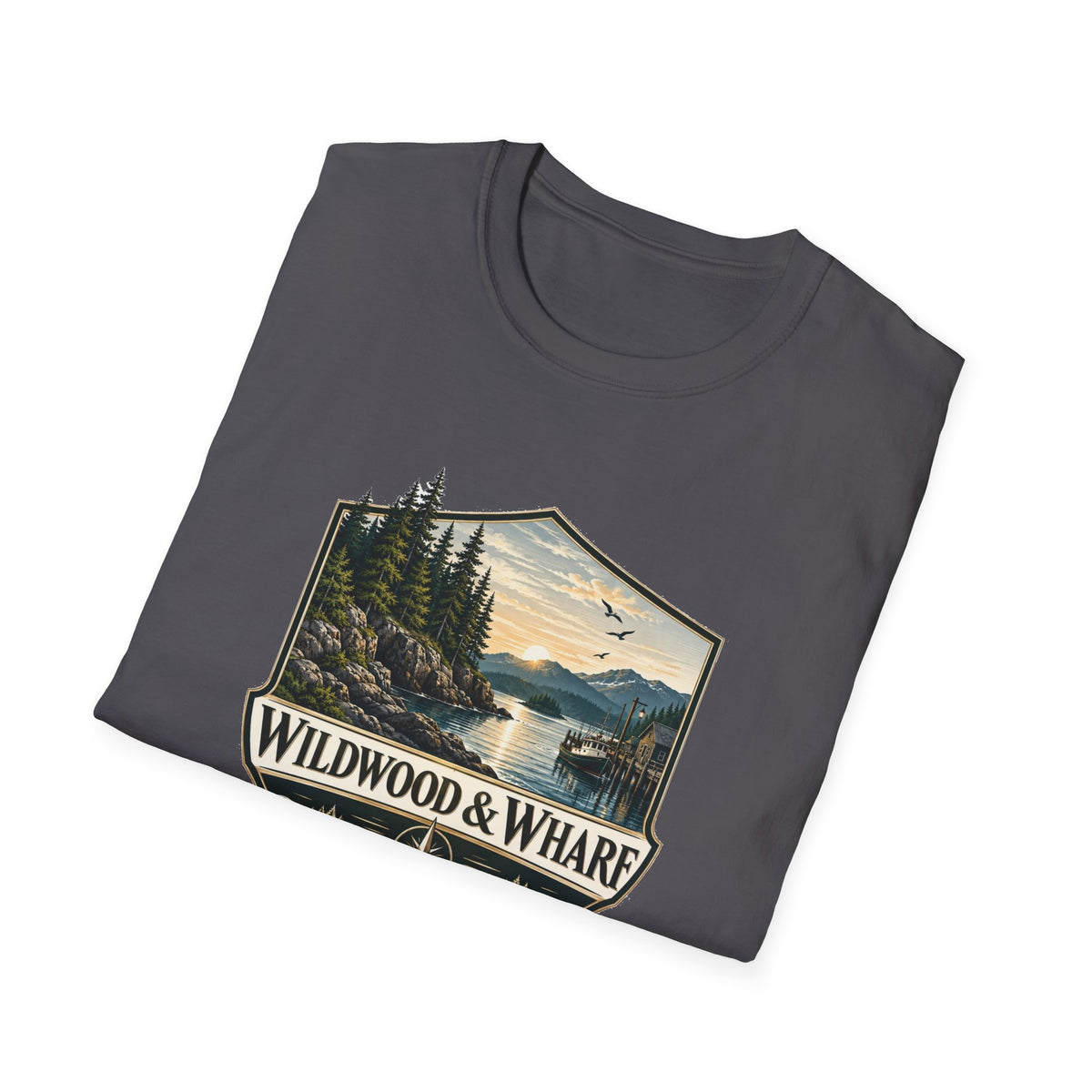 Wildwood & Wharf Harbor Shield Tee