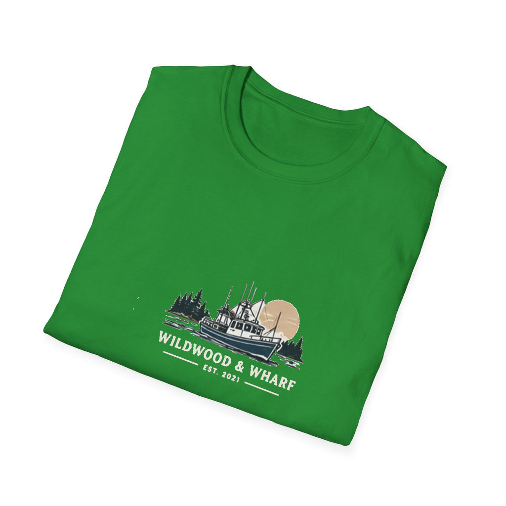 Wildwood & Wharf Fishing Boat Tee