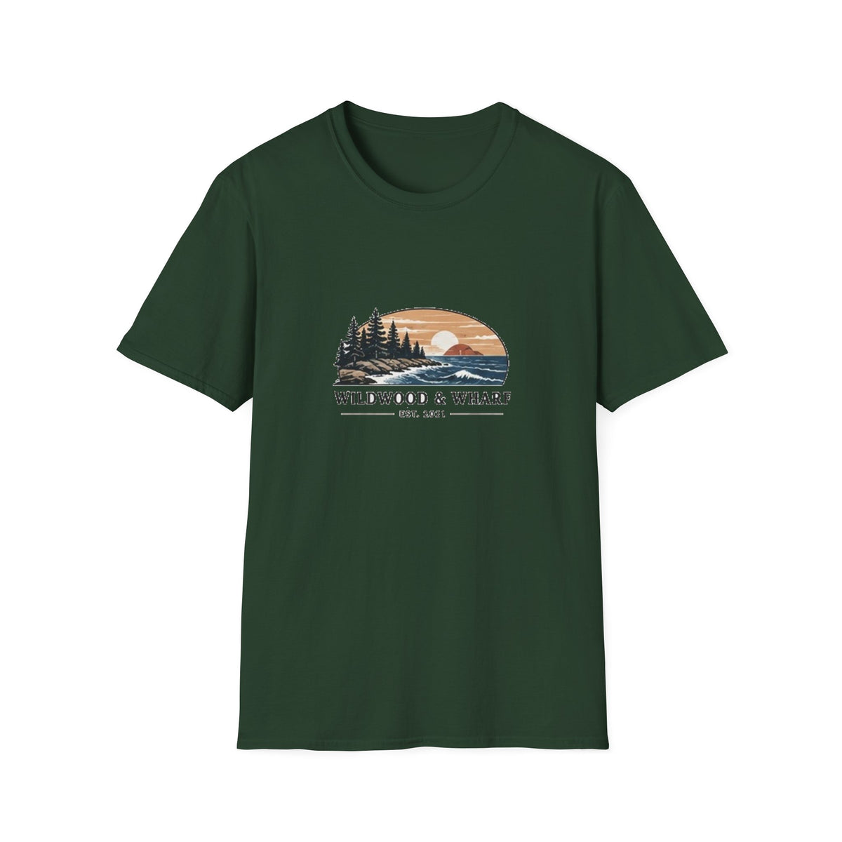 Wildwood & Wharf Coastal Sunset Tee