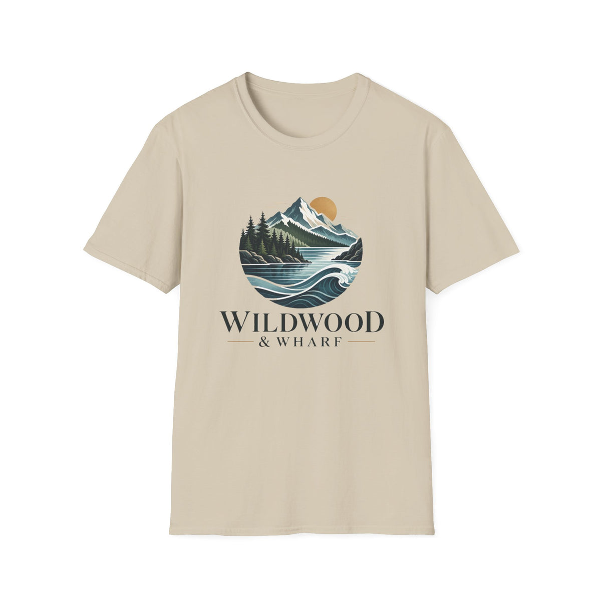 Wildwood & Wharf Mountain Lake Wave Tee