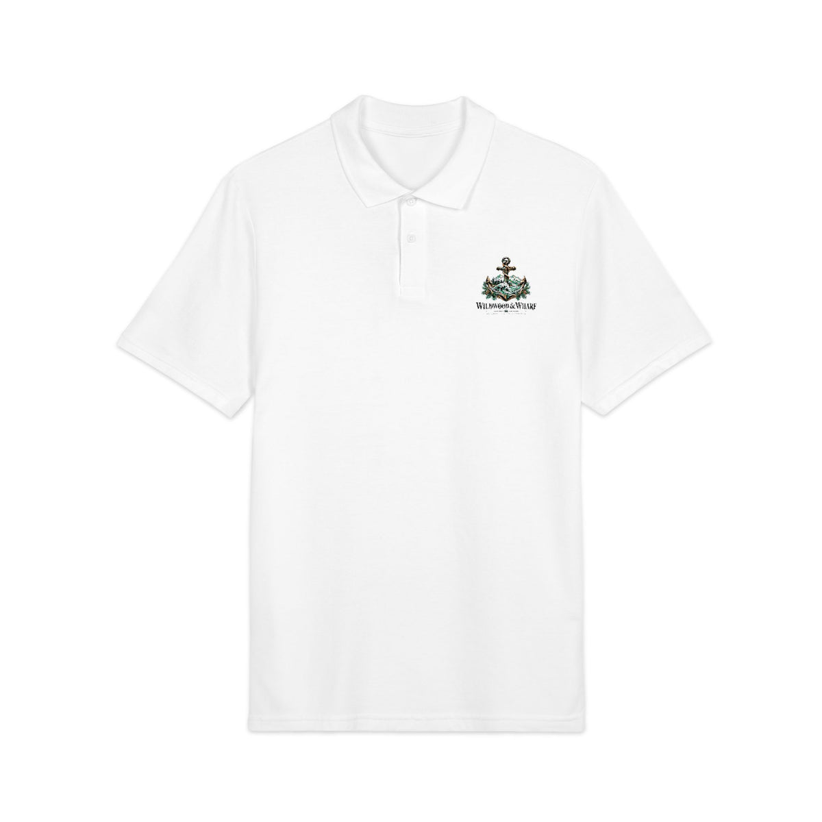 Wildwood & Wharf Anchor Logo Polo