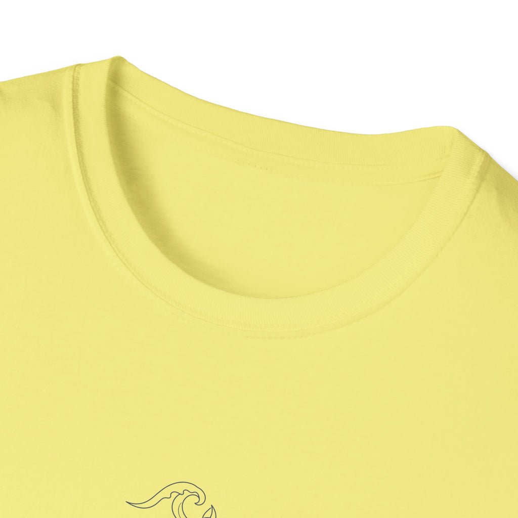 Single-Line Wave Tee - Unisex