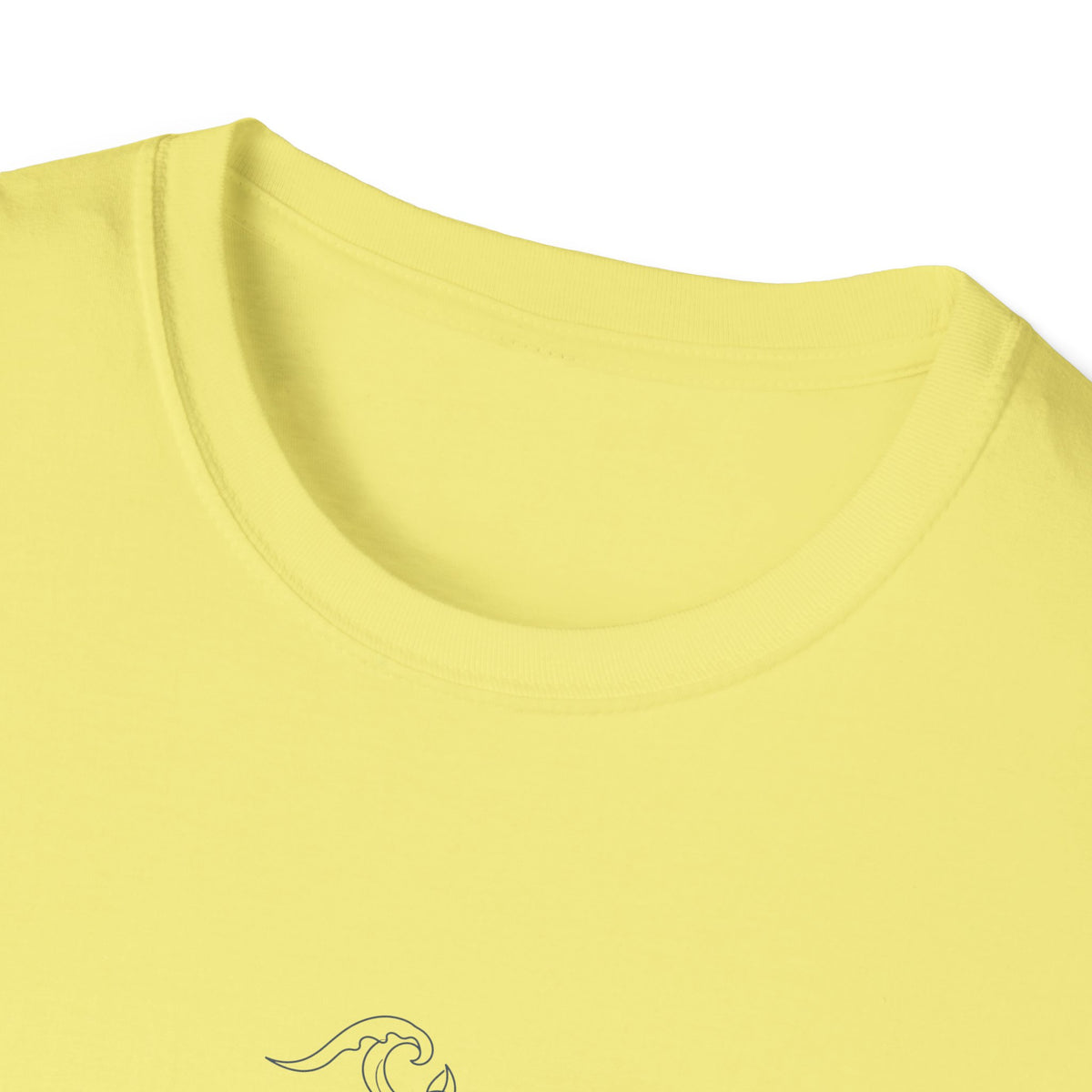 Single-Line Wave Tee - Unisex