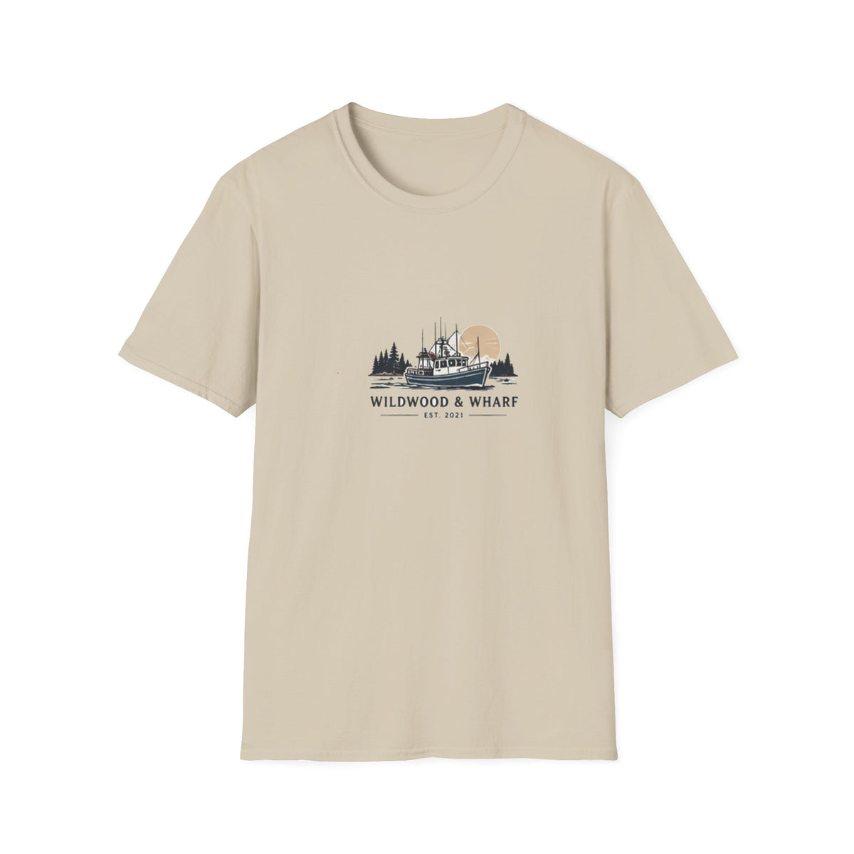 Wildwood & Wharf Fishing Boat Tee