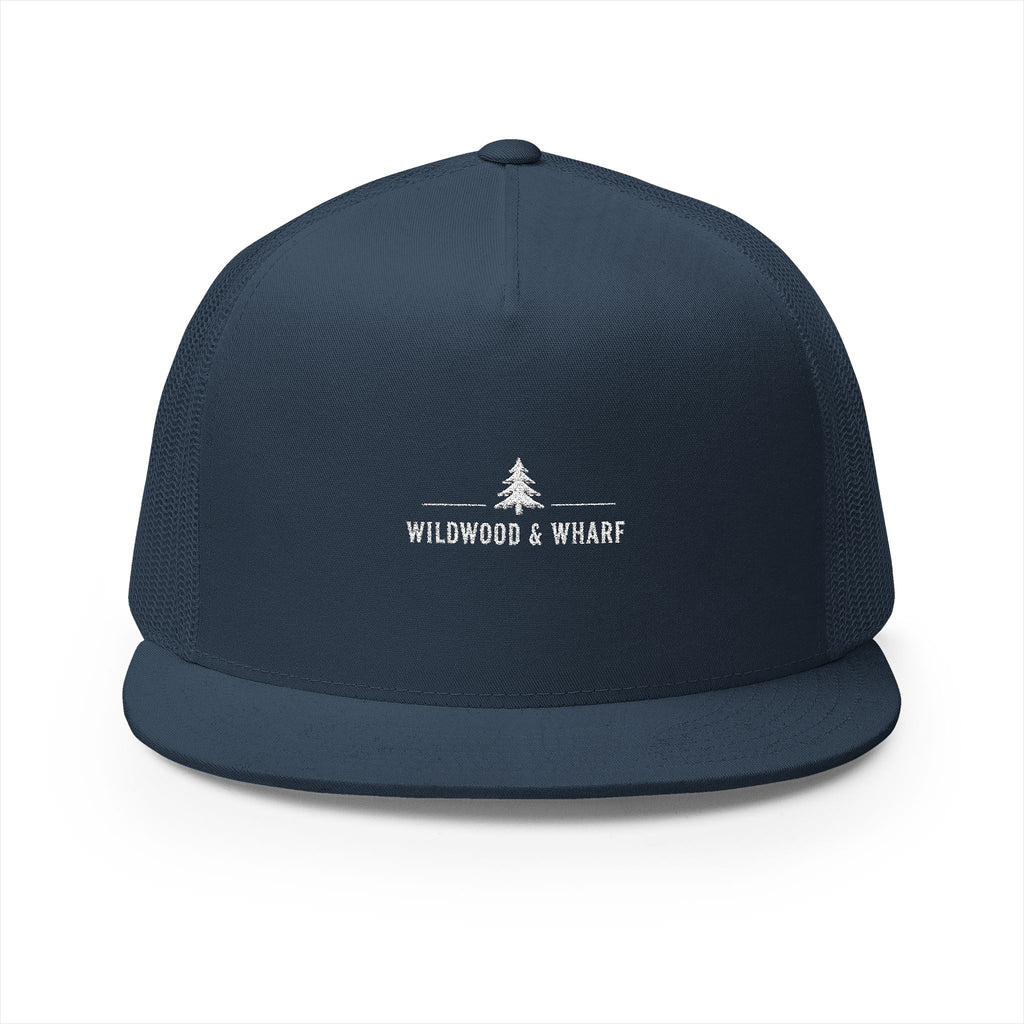 Wildwood & Wharf Trucker Hat - Pine Logo