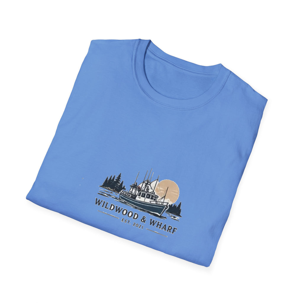 Wildwood & Wharf Fishing Boat Tee