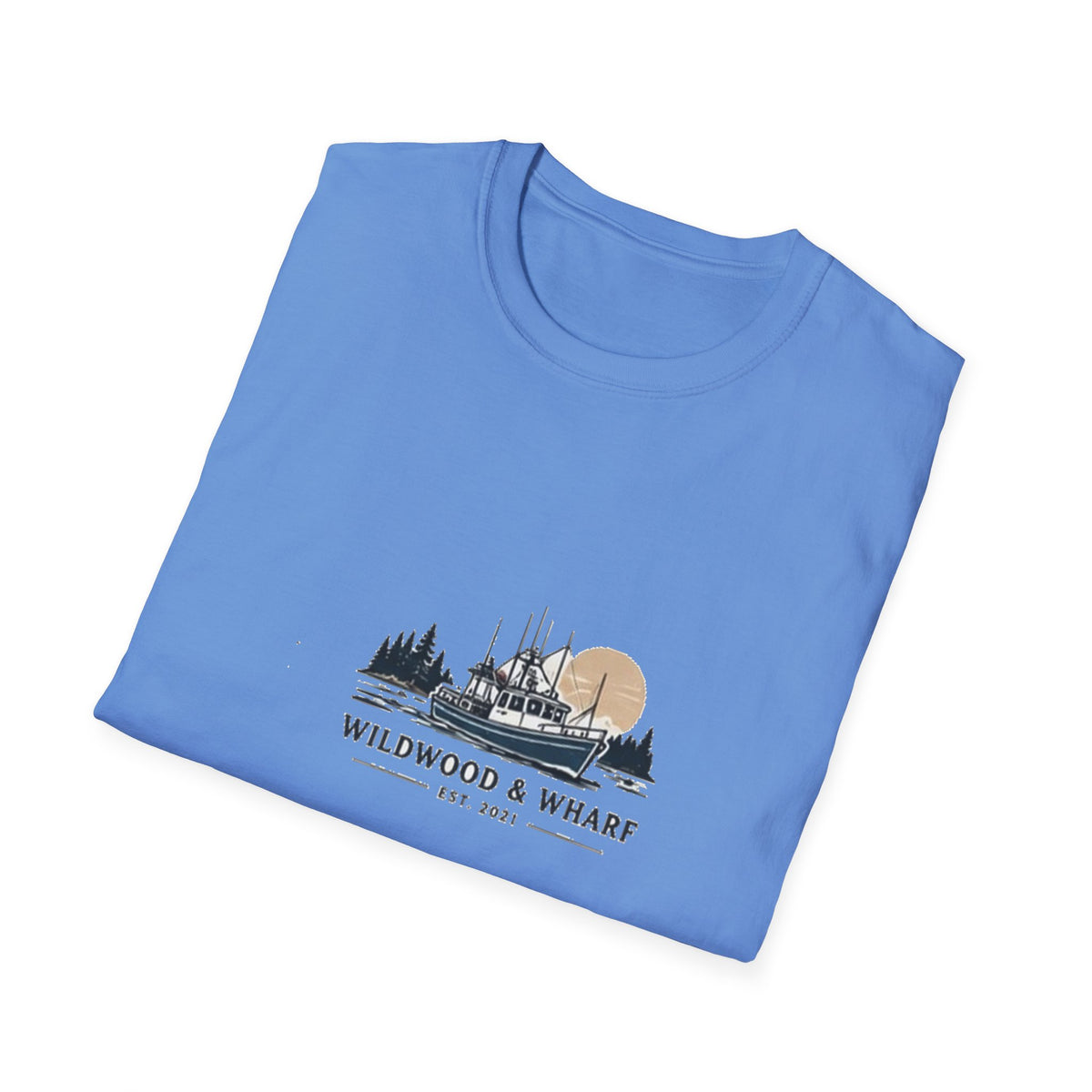 Wildwood & Wharf Fishing Boat Tee
