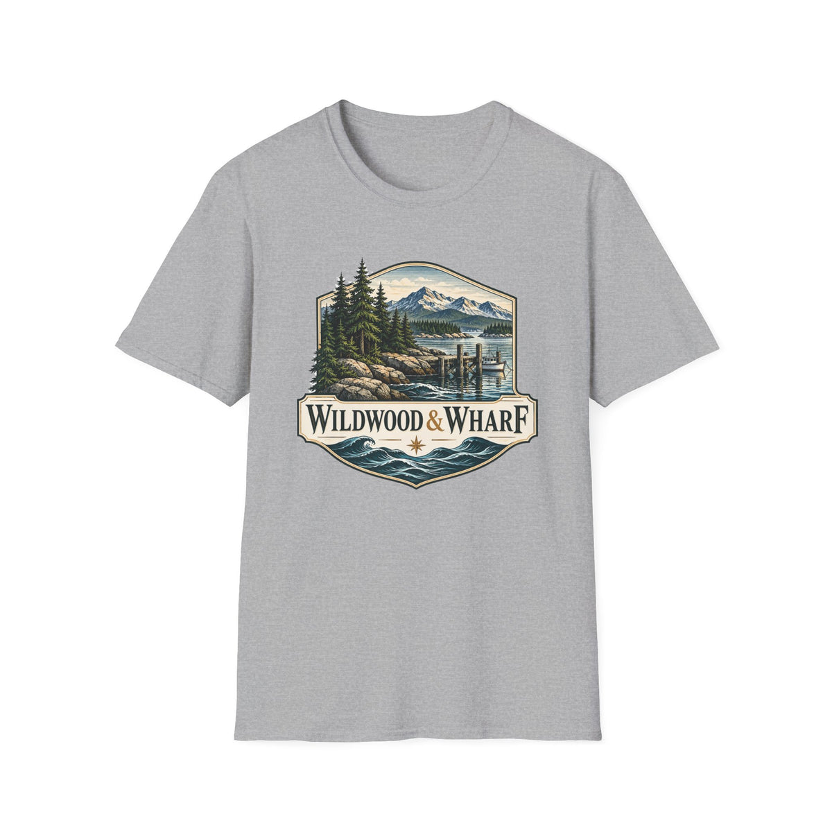 Wildwood & Wharf Mountain Dock Shield Tee