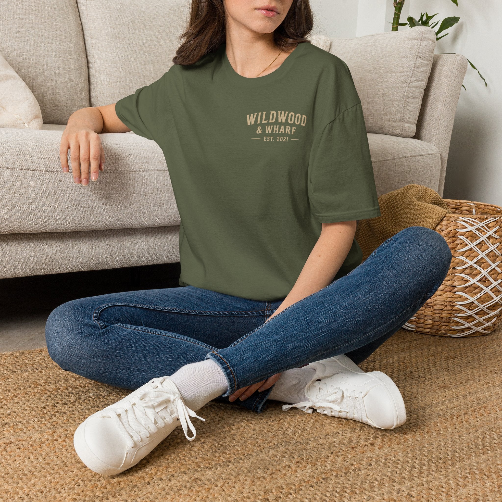 Wildwood & Wharf Logo T-Shirt — Mountains|Forest|Ocean