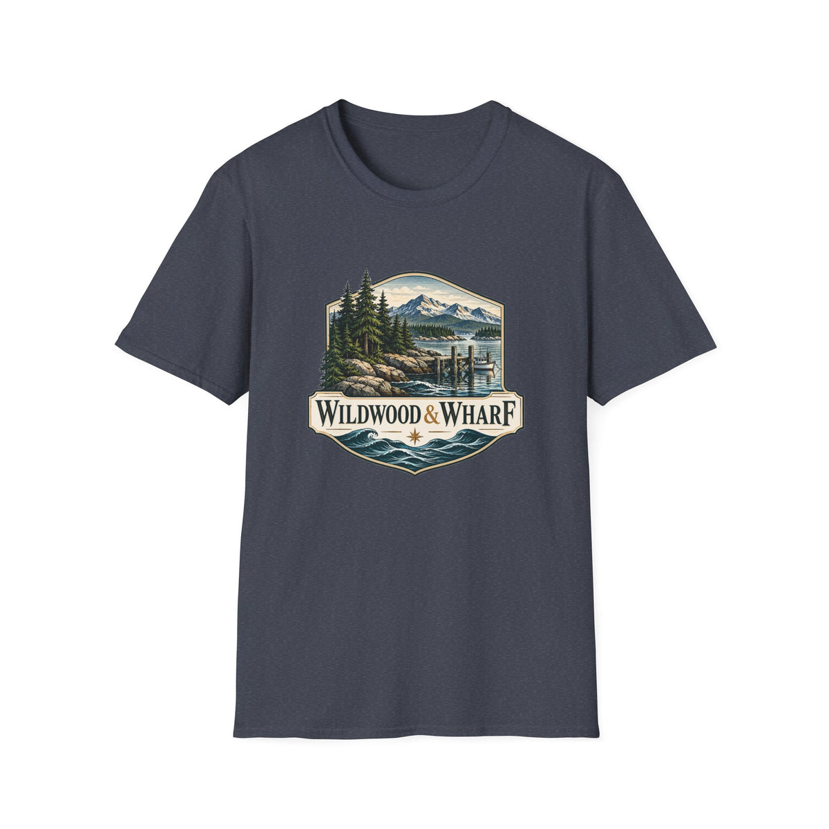 Wildwood & Wharf Harbor Badge Tee