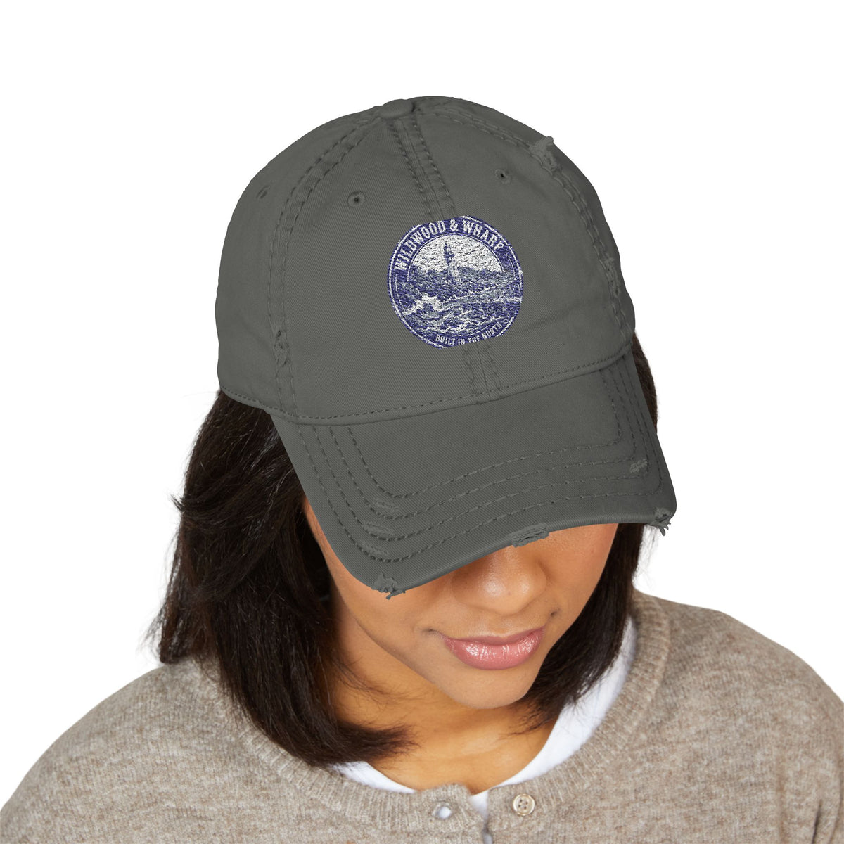 Wildwood & Wharf Lighthouse Badge Dad Hat