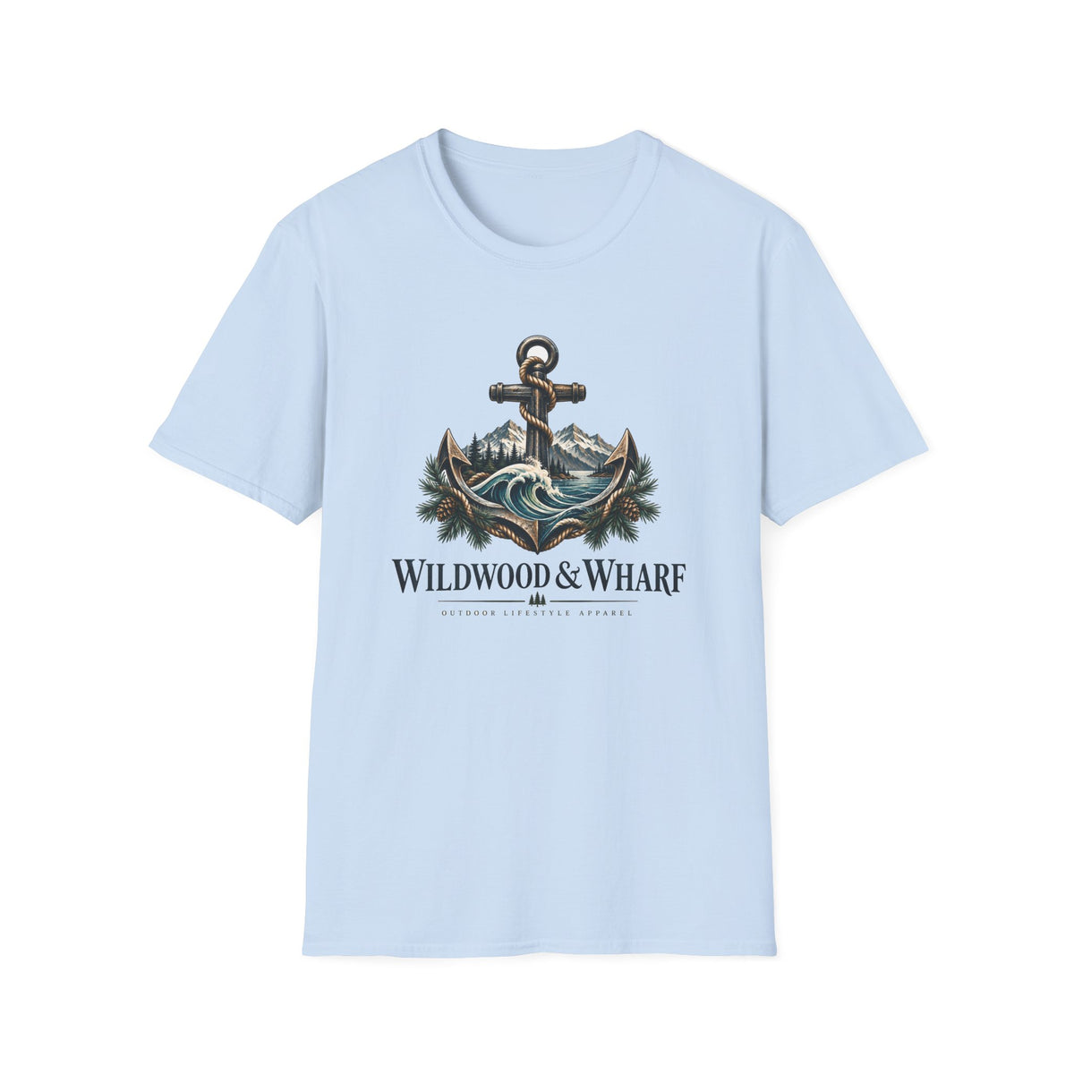 Wildwood & Wharf Anchor Tee