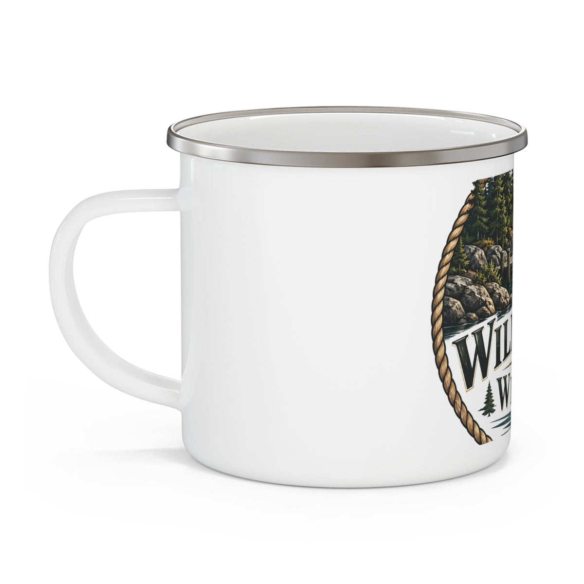 Wildwood & Wharf Rope Circle Camp Mug