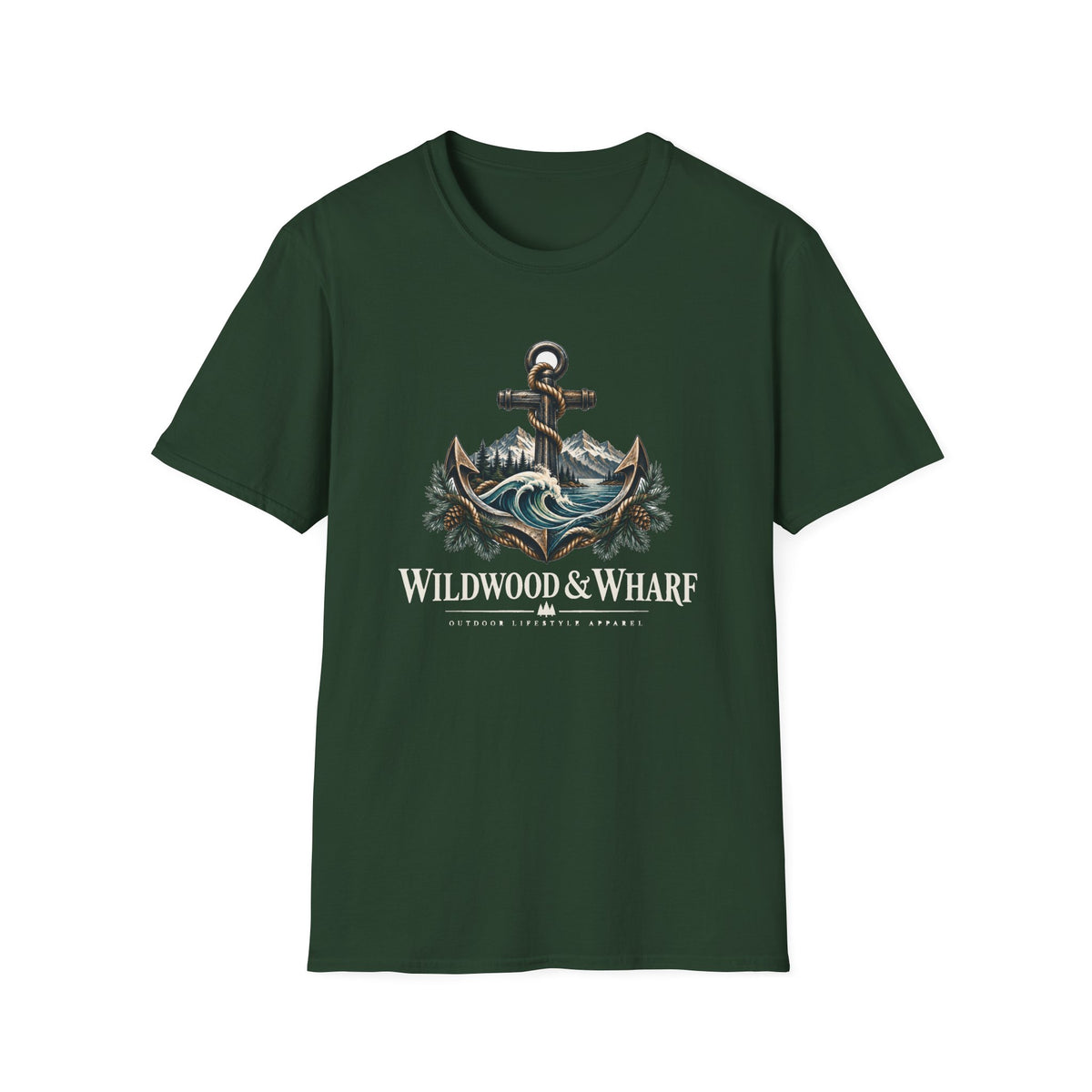 Wildwood & Wharf Anchor Tee