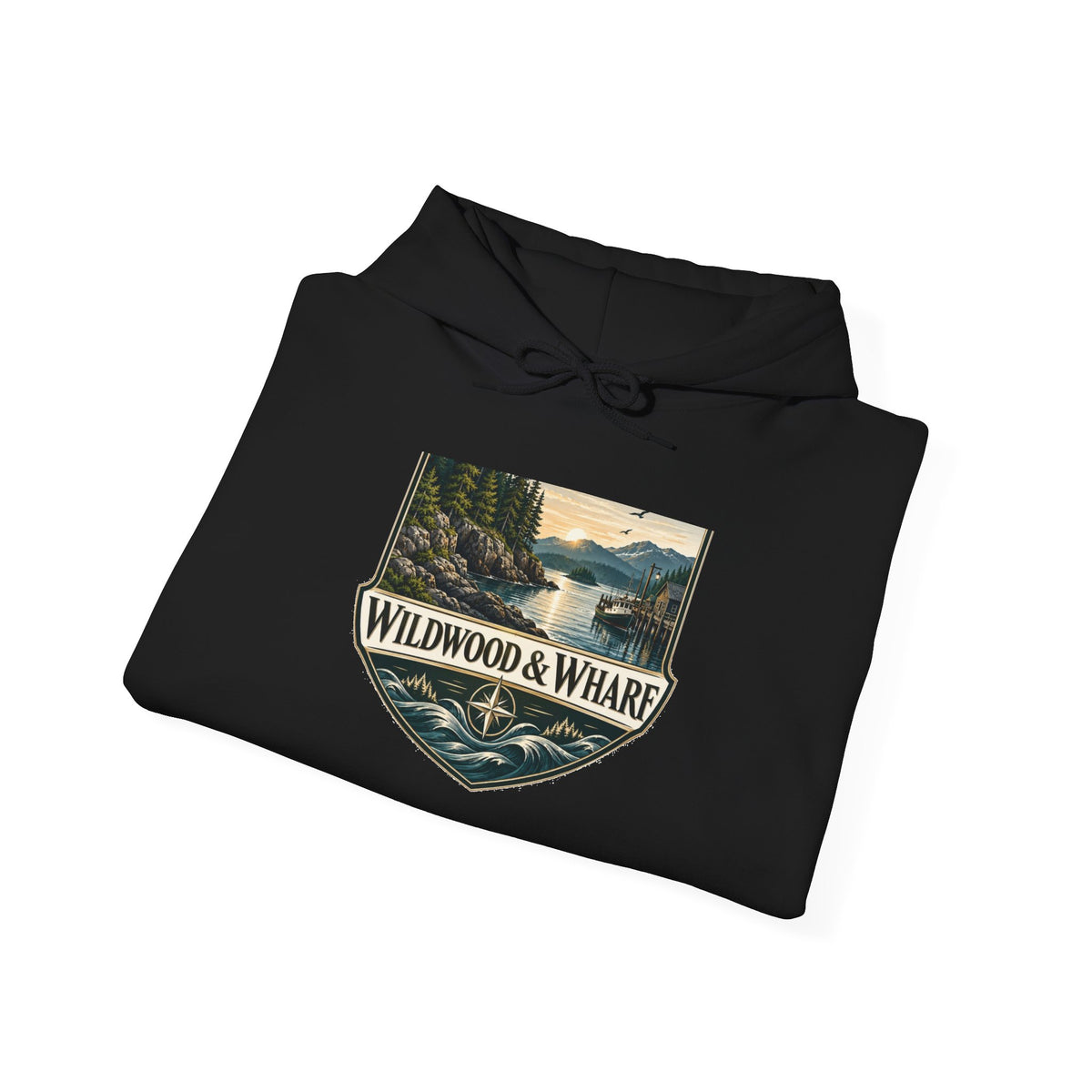 Wildwood & Wharf Hoodie - Harbor Shield