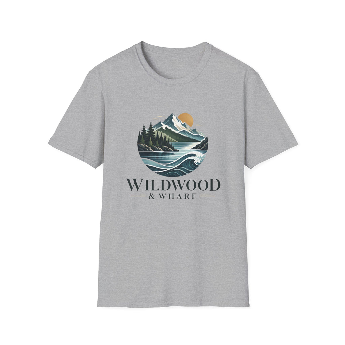 Wildwood & Wharf Mountain Lake Wave Tee