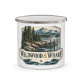 Wildwood & Wharf Mountain Dock Shield Camp Mug