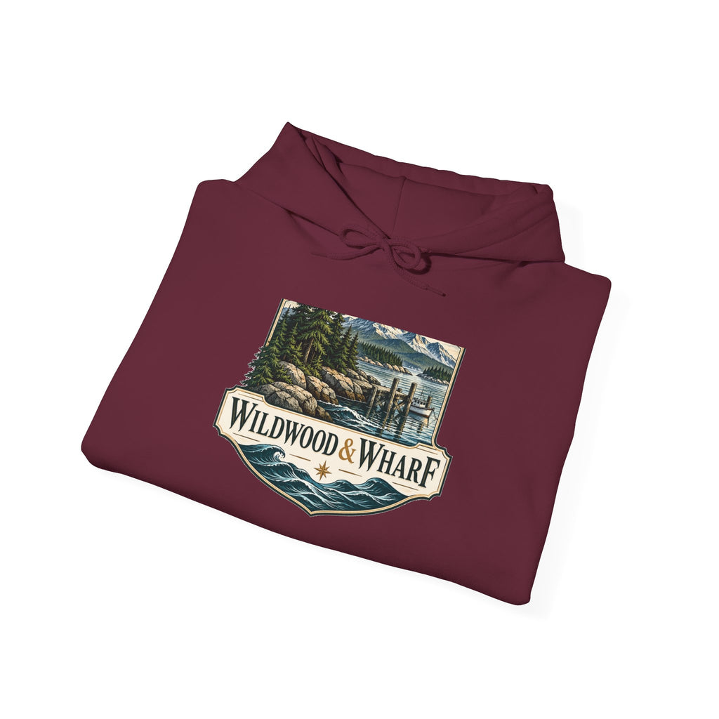 Wildwood & Wharf Hoodie - Harbor Badge