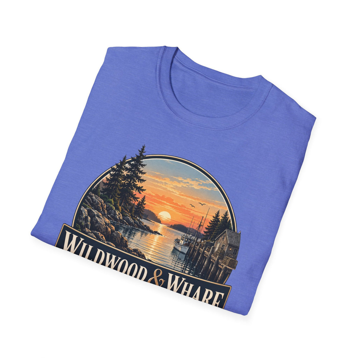 Wildwood & Wharf Harbor Sunset Tee