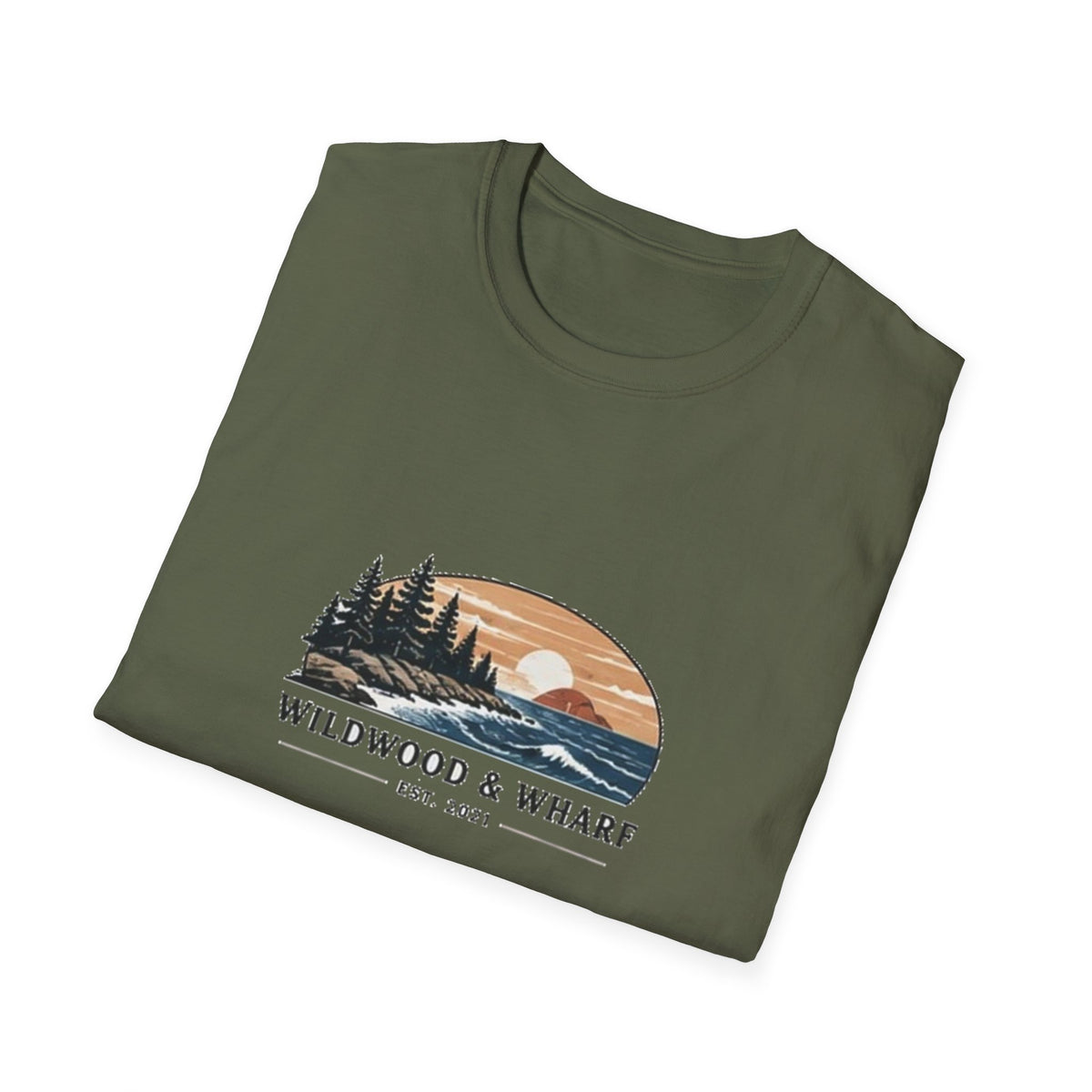 Wildwood & Wharf Coastal Sunset Tee