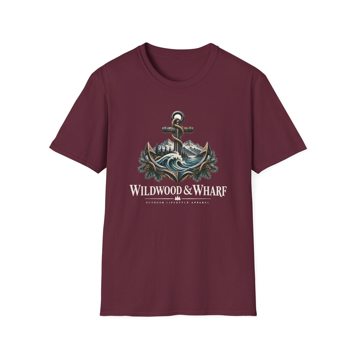 Wildwood & Wharf Anchor Tee
