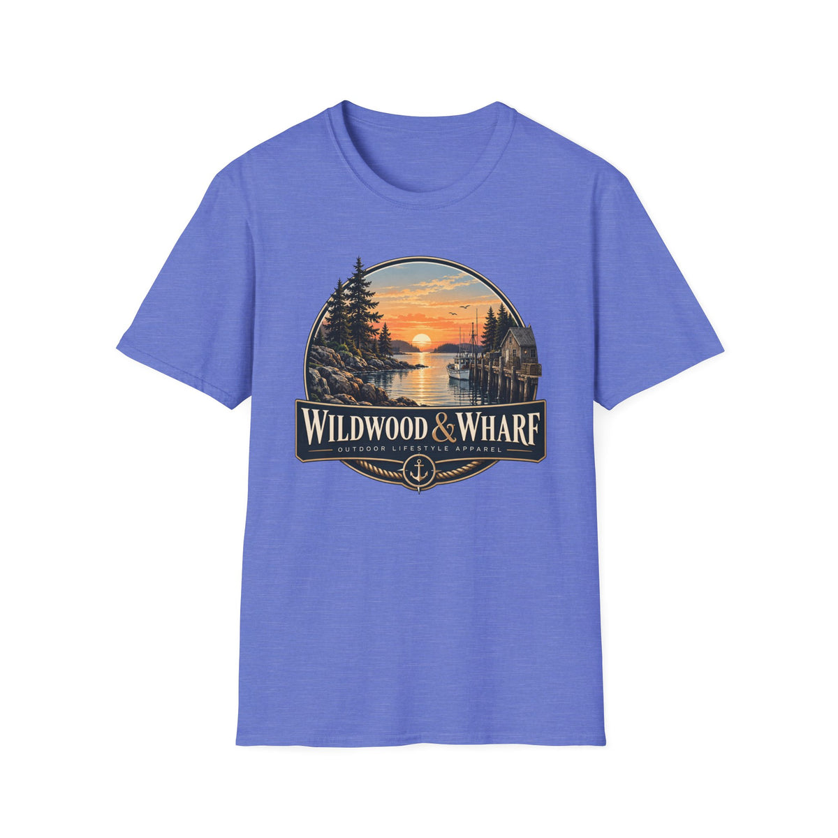 Wildwood & Wharf Harbor Sunset Tee